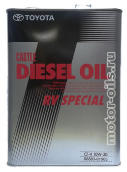 TOYOTA CASTLE Diesel Oil RV SPECIAL CF-4 10W-30 (4_/OEM:08883-01905)