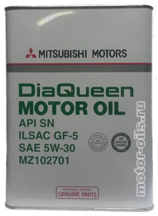 MITSUBISHI DiaQueen Motor Oil API SN ILSAC GF-5 SAE 5W-30 (4_/OEM:MZ102701)