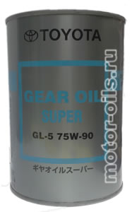 TOYOTA Gear Oil Super GL-5 75W-90 (1_/OEM:08885-02106)