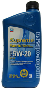 Chevron Supreme 5W-20 (0.946_)