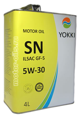 YOKKI MOTOR OIL 5W-30 SN ILSAC GF-5 (4_)