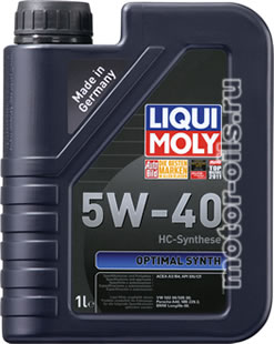 Liqui Moly Optimal Synth 5W-40 (1_/.3925)