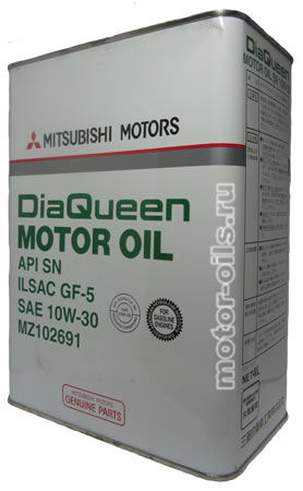 MITSUBISHI DiaQueen Motor Oil API SN ILSAC GF-5 SAE 10W-30 (4_/OEM:MZ102691)