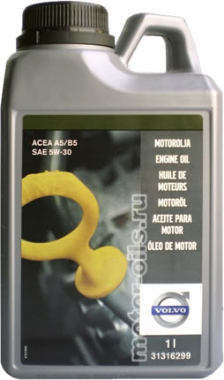 VOLVO ENGINE OIL SAE 5W-30 ACEA A5/B5 (1_/OEM:31316299)