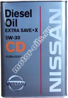 NISSAN Diesel Oil EXTRA SAVE-X 5W-30 CD (4_/OEM:KLBD0-05304)