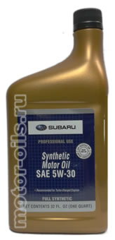 SUBARU Synthetic Motor Oil SAE 5W-30 (946_/OEM:SOA427V1410)