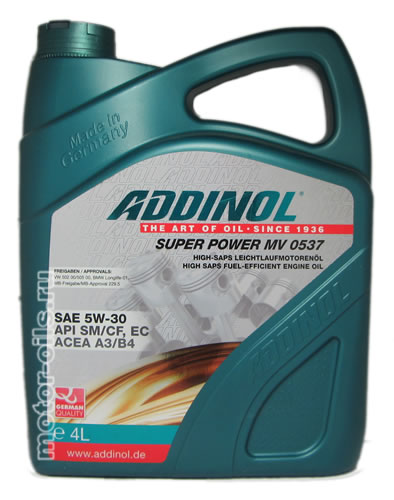 ADDINOL Super Power MV 0537 SAE 5W-30 (4_)