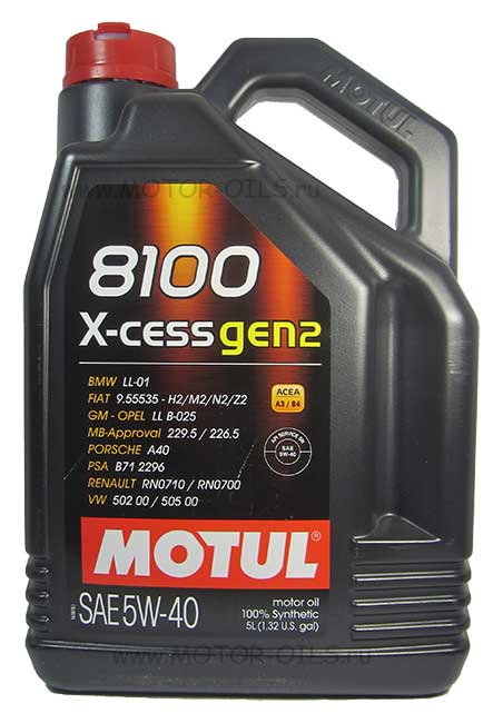 MOTUL 8100 X-cess gen2 5W-40 (5_)