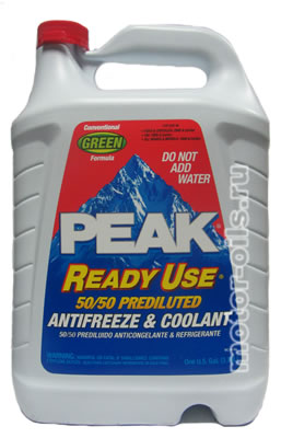 PEAK GREEN Ready Use 50/50 Prediluted Antifreeze & Coolant (3,78_)