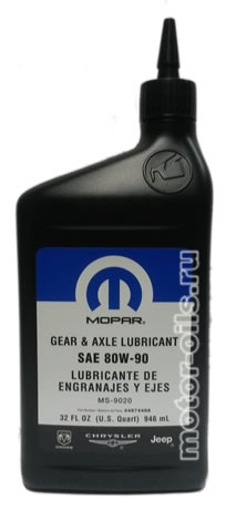 Mopar Gear & Axle Lubricant SAE 80W-90 (946_/OEM:04874468)