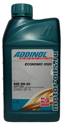 ADDINOL ECONOMIC 0520 SAE 5W-20 (1_)