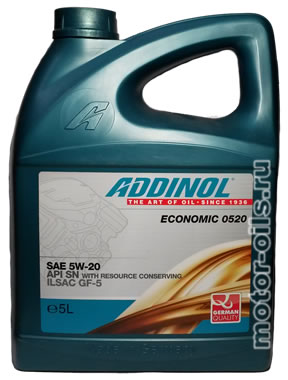 ADDINOL ECONOMIC 0520 SAE 5W-20 (5_)