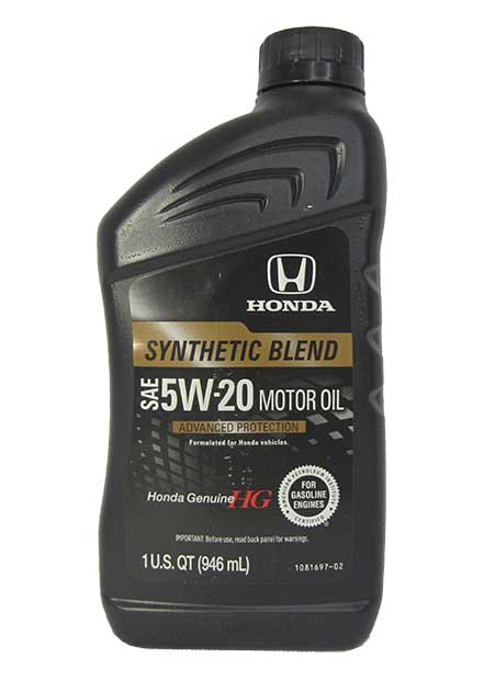 HONDA Synthetic Blend Motor Oil 5W-20 (946_/OEM:08798-9032)