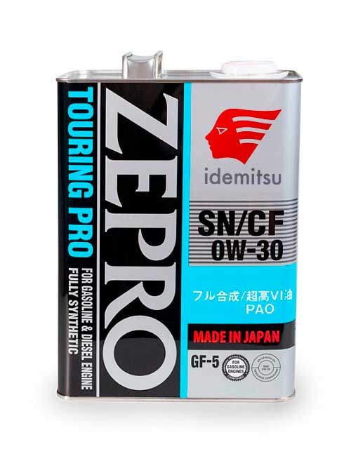 IDEMITSU ZEPRO TOURING PRO SN/CF GF-5 0W-30 (4_)