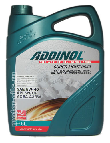 ADDINOL Super Light 0540 5W-40 (5_)