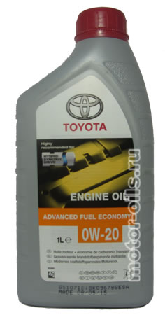 TOYOTA Engine Oil Advanced Fuel Economy 0W-20 (1_/OEM:08880-83264)