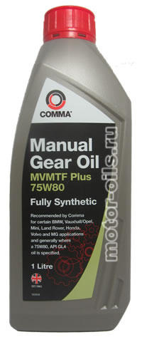 Comma Manual Gear Oil MVMTF Plus 75W80 (1_)