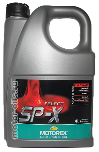 MOTOREX SELECT SP-X SAE 5W-40 (4_)