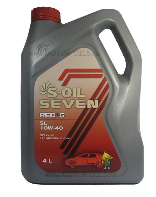 S-OIL 7 RED#5 SL 10W-40 (4_)