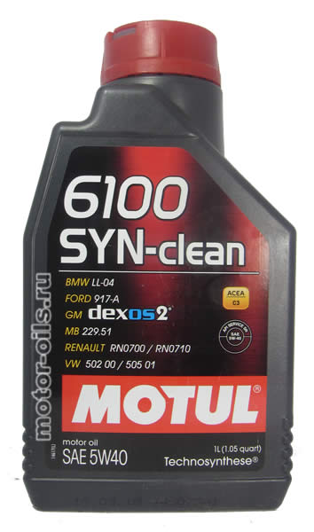 MOTUL 6100 SYN-clean SAE 5W-40 (1_)