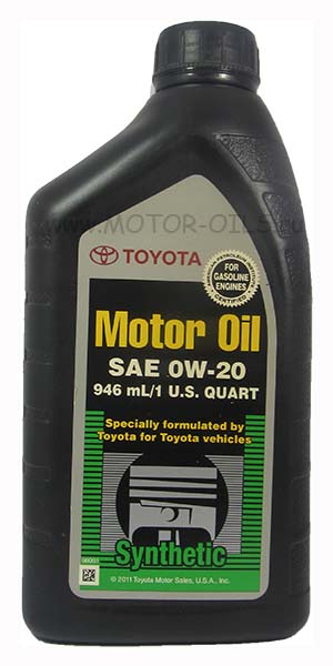 TOYOTA Motor Oil SAE 0W-20 Synthetic (946_/OEM:00279-0WQTE)