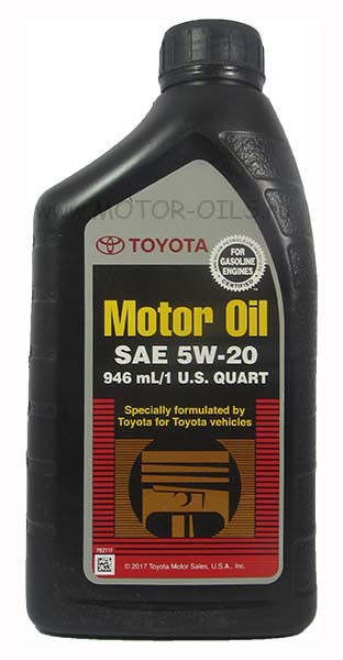 TOYOTA Motor Oil SAE 5W-20 (946_/OEM:00279-1QT20-6S)