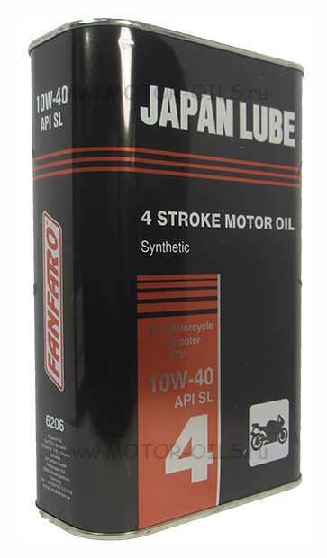 FANFARO 6206 JAPAN LUBE 4T Synthetic 10W-40 (1_)