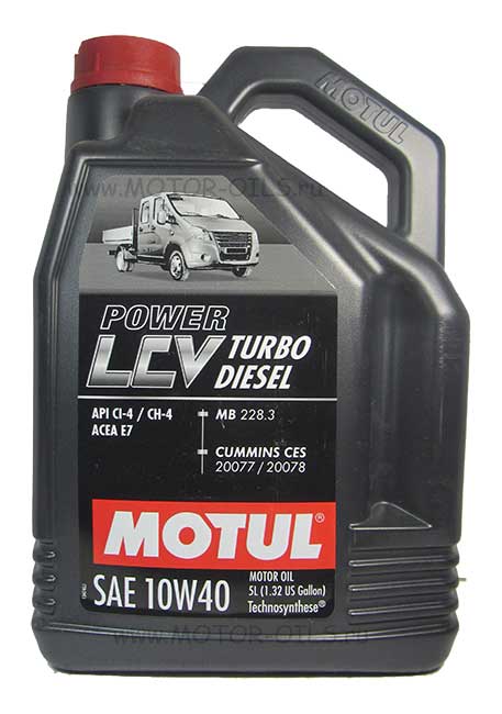 MOTUL POWER LCV TURBO DIESEL 10W-40 (5_)