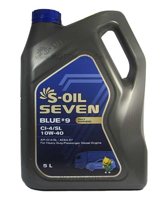 S-OIL 7 BLUE#9 10W-40 (5_)