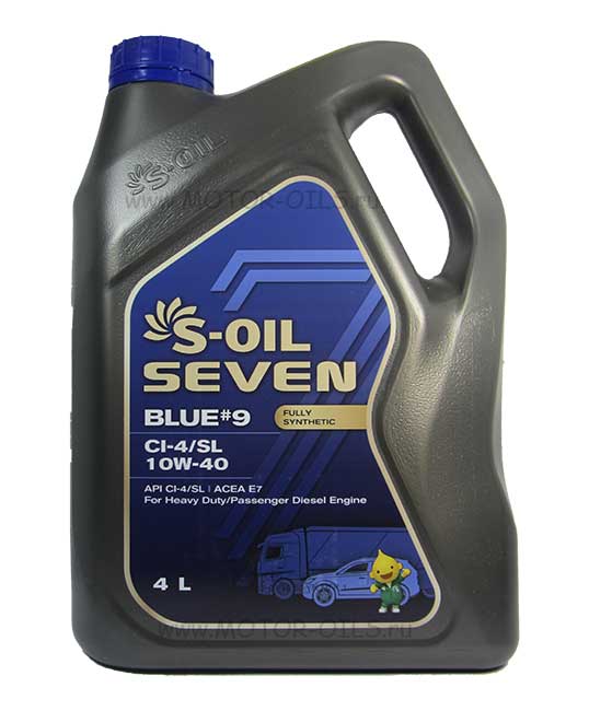 S-OIL 7 BLUE#9 10W-40 (4_)