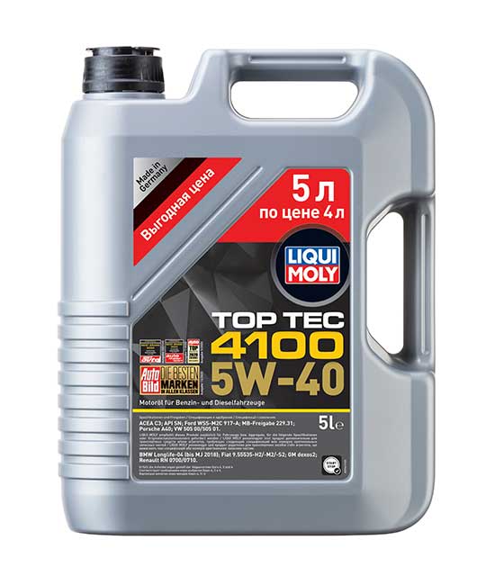 Liqui Moly Top Tec 4100 5W-40 (5_/.39041)