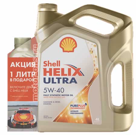 SHELL HELIX ULTRA 5W-40 (4_+1_)