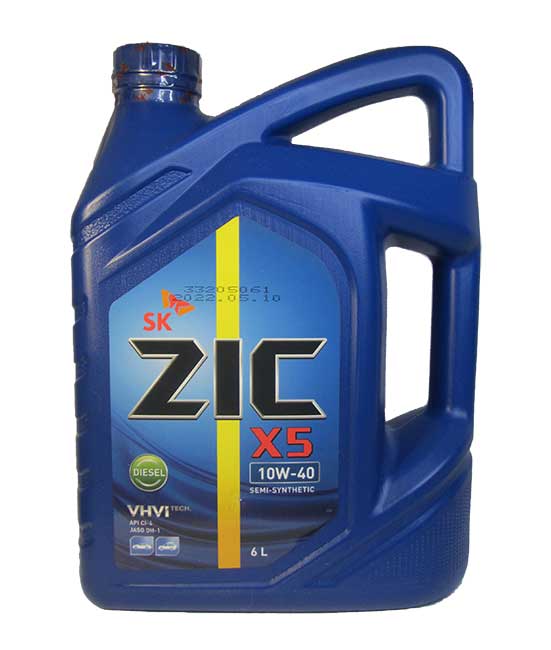 ZIC X5 10W-40 DIESEL SEMI-SYNTHETIC (6_)