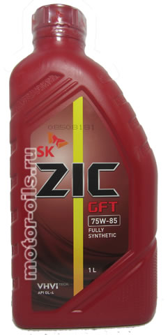 ZIC GFT 75W-85 FULLY SYNTHETIC (1_)